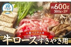 八雲ペンケル牛 牛ロース(すきやき用) 600g【 肉 お肉 にく 牛 牛肉 ペンケル牛 牛ロース 食品 グルメ お取り寄せ お取り寄せグルメ    八雲町 北海道   】