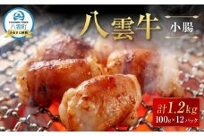 【北海道情報雑誌で紹介！】八雲牛 小腸 合計1.2kg (100ｇ×12パック)【 肉 お肉 にく 牛 牛肉 小腸 焼肉 焼き肉 鍋 お鍋 食品 グルメ お取り寄せ お取り寄せグルメ 人気 おすすめ  八雲町 北海道   】