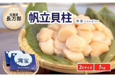 湾宝帆立貝柱 1kg 2Sサイズ 【 ふるさと納税 人気 おすすめ ランキング ほたて ホタテ 帆立 湾宝 湾宝ホタテ 湾宝ほたて 湾宝帆立 ほたて貝柱 ホタテ貝柱 帆立貝柱 貝柱 1kg 海鮮 新鮮 急速冷凍 北海道 長万部町 送料無料 】 OSMK011
