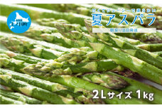 【2025年夏発送】寅福菜園の朝採り夏アスパラ　2L（1㎏）