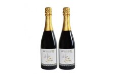 北海道 上ノ国ワイナリー「上の泡 セイベル ロゼ スパークリング 2022」　750ml×2本