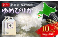 【令和7年産新米】2025年11月上旬より順次発送　北海道厚沢部産ゆめぴりか10kg 【 ふるさと納税 人気 おすすめ ランキング 米 ゆめぴりか ご飯 ごはん 白米 つや 粘り 北海道 厚沢部 送料無料 】 ASG003