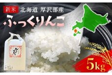 【令和7年産新米】2025年11月上旬より順次発送　北海道厚沢部産ふっくりんこ5kg 【 ふるさと納税 人気 おすすめ ランキング 米 ご飯 ごはん 白米 ふっくりんこ 精米 つや 粘り 北海道 厚沢部 送料無料 】ASG026