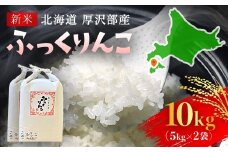 【令和7年産新米】2025年11月上旬より順次発送　北海道厚沢部産ふっくりんこ10kg 【 ふるさと納税 人気 おすすめ ランキング 米 ご飯 ごはん 白米 ふっくりんこ 精米 つや 粘り  北海道 厚沢部 送料無料 】ASG027