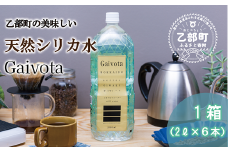 ＜Gaivota 1箱(2L×6本/箱)＞北のハイグレード食品 天然シリカ水 ミネラルウォーター 軟水 北海道産 北海道 乙部町 天然水 美容 ケイ素 無添加 シリカ ガイヴォータ 美肌 ミネラル 口当たり まろやか 備蓄 災害用 非常用
