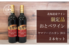 【数量限定】＜おとべワイン ヤマソービニヨン 750ml×2本セット＞北海道 乙部町 道産 道南 道南ワイン おとべワイン ワイン 赤ワイン ミディアムフルボディ 限定 限定品 芳醇 香り