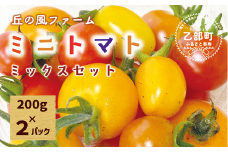 ＜丘の風ファーム ミニトマトミックス2パックセット＞
