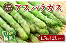 朝採れ新鮮アスパラ 1.5kg（２Lサイズ） F21W-456