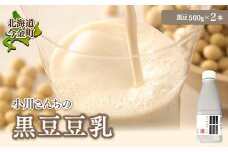 【北海道産大豆使用】鶴の子黒豆豆乳(2本) 大豆 無調整 F21W-483