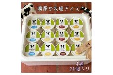 【北海道産搾りたて生乳使用】ひらかわ牧場のアイスクリーム 大人気の4種24個セット フレッシュミルク バニラ チョコ キャラメルクランチ デザート スイーツ お取り寄せ ギフト せたな町 ふるさと納税