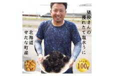 【2025年7月から順次発送】【産地直送】北海道産 塩水うに 100g キタムラサキウニ ミョウバン不使用 直送 旬 パスタ 寿司 焼き うに丼 海鮮 せたな町 ふるさと納税