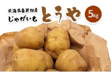 【新じゃが】太陽の光をたっぷりと浴びた　北海道真狩村産じゃがいも・とうや 5kg【2025年産】【0113701】