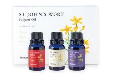 セントジョーンズ・サポートオイル ミニ3本（パワー、リラックス、ピュア各10ml）【01148】