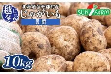 越冬じゃがいも 男爵 10kg いも おいも 芋 イモ ジャガイモ ポテト だんしゃく オンライン 申請 ふるさと納税 北海道 留寿都 野菜 根菜 産地直送 新鮮 採れたて ポテトサラダ コロッケ マッシュポテト 10キロ 留寿都村【24023】