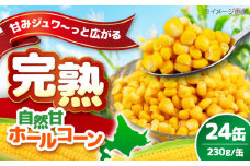【北海道産】 自然甘ホールコーン 24缶（C7号缶）《喜茂別町》【きもべつ観光協会】 コーン コーン缶 とうもろこし トウモロコシ 北海道 常温 常温配送 [AJAG009] 18000 18000円