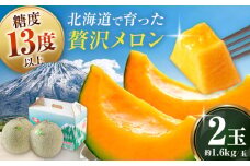 赤肉メロン 2玉 (約1.6kg/玉)  ※2025年8月下旬から順次発送《喜茂別町》【Aコープようてい】 果物 くだもの フルーツ メロン 赤肉 赤肉メロン 旬 糖度 13度以上 お取り寄せ 甘い 喜茂別町 北海道 送料無料 [AJAK004] 13000 13000円