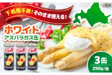 【先行予約】 ホワイトアスパラガス 3缶《喜茂別町》【きもべつ観光協会】 アスパラ アスパラガス ホワイトアスパラ 缶詰 缶 サラダ 北海道 常温 常温配送 [AJAG022]