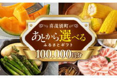 【喜茂別町】あとから選べるふるさとギフト 10万円分《北海道喜茂別町》 豚肉 ジビエ ハム ソーセージ メロン じゃがいも アスパラガス 定期便 北海道 [AJZZ006] 100000 100000万 10万円