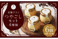 つやごし京極プリン 6個 （カスタードカラメル ・ 名水珈琲 ・ 名水紅茶 ・ カスタード珈琲 ・ チョコレート ・ フロマージュ） 6種×各1個 【京極プリン】 つやごしセット プリン ぷりん 洋菓子 お菓子 菓子 デザート スイーツ 詰め合わせ 北海道 京極町 冷蔵