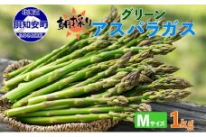 北海道 アスパラガス グリーン 1kg セット Mサイズ 春 限定 旬 朝採り 新鮮 野菜 アスパラ ギフト gift 産地直送 産直 お取り寄せ 詰め合わせ 送料無料 倶知安町