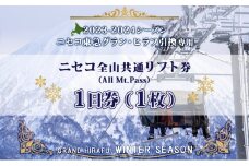 ニセコ 全山共通 リフト券 All Mt.Pass 1日券 【1枚】 2024-2025シーズン スキー リフト券 スポーツ 羊蹄山 雪 パウダースノー ニセコ 倶知安町