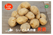 2025年 8月 出荷 先行予約 らいでん 馬鈴薯 男爵 L 規格 約10kg