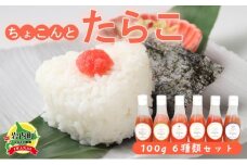北海道岩内・カクイチのちょこんとたらこ6種セット F21H-442