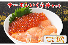 サーモンいくら丼(トラウトサーモンスライス、いくら醤油漬け)セット　各1パック【1368183】
