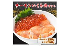 サーモンいくら丼(トラウトサーモンスライス、いくら醤油漬け)セット　各1パック【1368183】