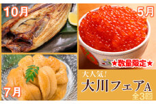 数量限定！ 大人気！大川フェアA（全3回）【大川商店】