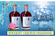 リキュール 北海道 積丹 酒 アルコール 火の帆 BOUQUET LIQUEUR HAMANASUGIN 500ml 2本
