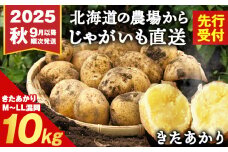【2025年秋発送予約】数量限定 期間限定 じゃがいも 10kg 北海道 きたあかり ジャガイモ 芋 いも