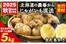 【2025年秋発送予約】積丹町産 きたあかり 5kg 数量限定 期間限定 じゃがいも 北海道 ジャガイモ 芋 いも
