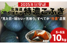 【2025年秋頃出荷予約】特濃こふき かぼちゃ10㎏(5玉～6玉）有機質100％肥料 煮物 天ぷら