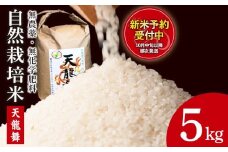 予約受付開始！【2025年10月発送予約】 白米 5kg 天龍舞 自然栽培米