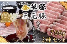 【11100B】日本の米育ち平田牧場純粋金華豚・三元豚合い盛りしゃぶしゃぶ