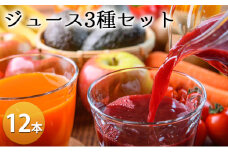 笠井園のジュース3種セット 計12本（ミニトマト リンゴ ブドウ：各1L×4本ずつ ）トマトジュース 飲料類 りんご 果汁飲料 野菜飲料 ぶどうジュース ジュース [くだものの笠井園]