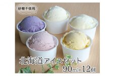 砂糖不使用 こだわりの北海道アイス 90ml×12個セット ブルーベリー ラズベリー シーベリー 牛乳 ナイアガラ お菓子 果物 アイス 冷凍 [株式会社　自然農園]