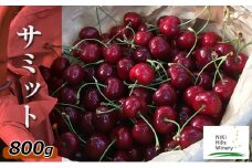 北海道産 サミット800g (200g×4パック) バラ 秀品 Lサイズ以上　朝採り 当日発送 さくらんぼ サクランボ チェリー フルーツ 果物 果物類 ギフト 北海道 仁木町 仁木 [株式会社NIKI Hillsファーム]