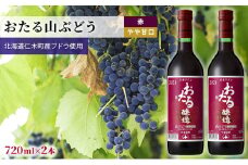 【2本】おたる山ぶどう（赤／やや甘口）720ml×2本 お酒 酒 アルコール 赤ワイン 果実 甘酸っぱい 酸味 甘み バランス 絶妙 料理 肉 チーズ [JA新おたる]