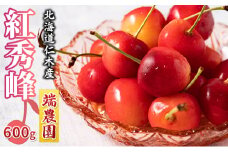 北海道 仁木町産 さくらんぼ 南陽 600g（300g×2パック） 北海道知事賞受賞農園 デザート スイーツ 最優秀賞 おすすめ 美味しい サクランボ チェリー フルーツ 果物 果物類 ギフト 仁木町 仁木 [端農園]