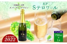 北海道産 スパークリング ワイン 750ml 1本 KPワイン Sテロワール ぶどう ナイアガラ 葡萄 ブドウ 白ワイン 辛口 酒 お酒 贈答 贈り物 お祝い ギフト 記念日 送料無料