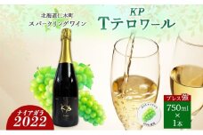 北海道産 スパークリング ワイン 750ml 1本 KPワイン Tテロワール ぶどう ナイアガラ 葡萄 ブドウ 白ワイン 辛口 酒 お酒 贈答 贈り物 お祝い ギフト 記念日 送料無料