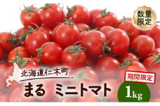[先行受付] 北海道 仁木町 期間限定 数量限定 まる ミニトマト 1kg トマト 野菜 やさい [株式会社リッチランズ]