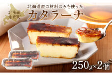 カタラーナ北海道産 2個入 250g 20cm×8cm /合計500gクレームブリュレより濃厚 詰め合わせ お取り寄せスイーツ スイーツギフト内祝い お返し 冷凍_Y095-0006