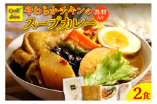【ナン付き！】冷凍チキンスープカレー2食セット