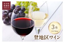 【余市町感謝祭2024】lot23 登地区ワイン3本セット