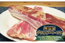 【コロポックル村】ブロックベーコン長期熟成無添加（北海道赤井川村）