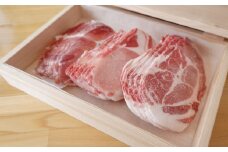 【黒豚バラ肉、黒豚モモ、黒豚ロース】山中牧場　黒豚シャブシャブセット