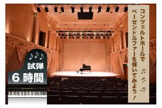 北海道奈井江町　コンチェルトホール　ベーゼンドルファー　ピアノ【6時間】試弾チケット